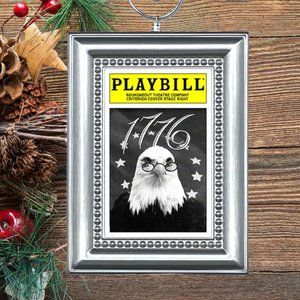 1776 Broadway Musical‎ Playbill Christmas Tree Ornament
